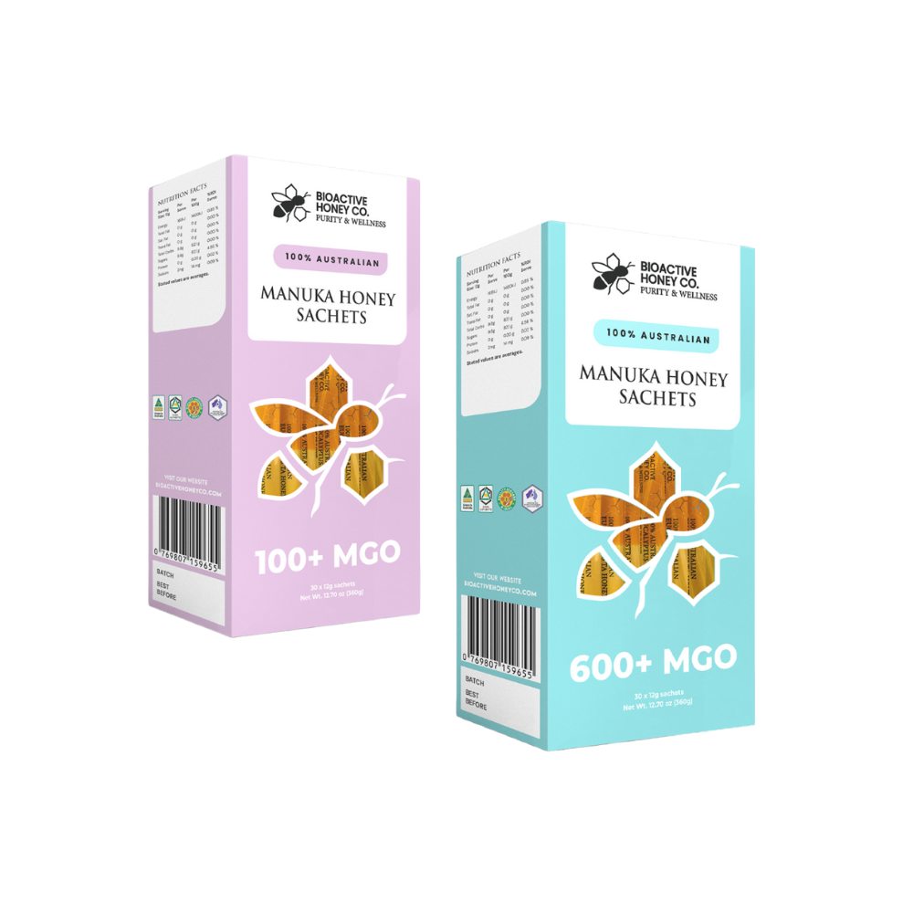 Australian Manuka Honey Sachets Retail Box